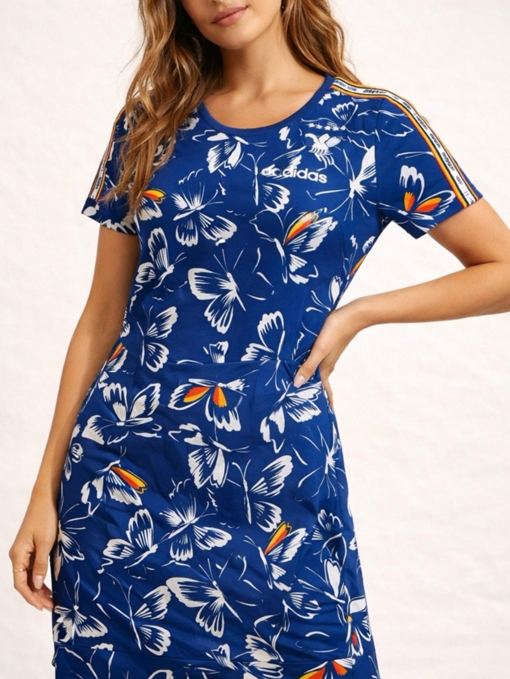Adidas x Farm Rio Butterfly print dress